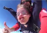 Sky diving